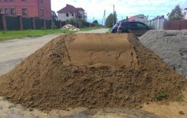 Песок карьерный