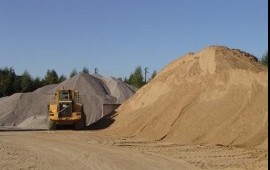Песок карьерный