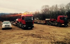Трал перевозка негабаритных грузов