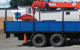 Услуги кран манипулятор, стрела 19 метров 7 тонн