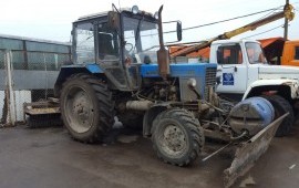 МТЗ-82.1 Щетка,отвал,бочка