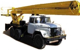 Автовышка АГП 22.4м(вездеход)