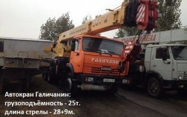Аренда автокрана