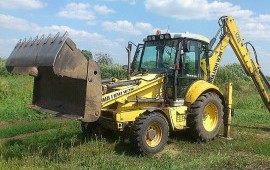 Аренда экскаватора-погрузчика New Holland B110