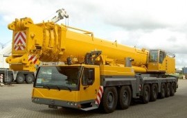 Аренды автокранов Liebherr и тралов для перевозки