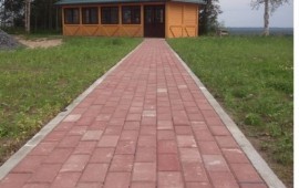 Укладка тротуарной плитки (брусчатки)