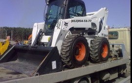 Аренда мини погрузчика Bobcat в Санкт-Петербурге