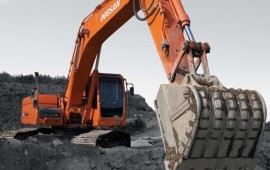 Аренда гусеничного эксковатора doosan300dx