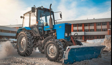 Услуги трактора мтз 82, отвал щетка, плуг борона