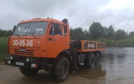 Вездеход манипулятор камаз 10.8 т стрела 4т