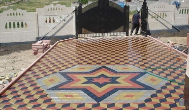 Укладка брусчатки, тротуарной плитки в Черногорске