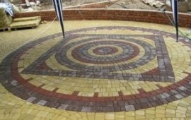 Укладка тротуарной плитки