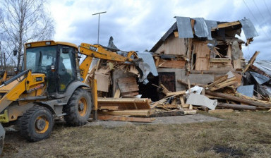 Демонтаж старых домов сооружений