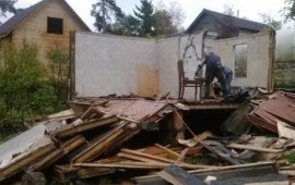 Снос и демонтаж ветхихстроений зданий