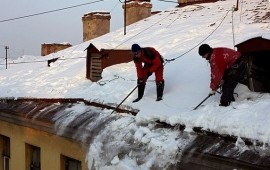 Чистка крыш, удаление сосулек, наледи уборка снега