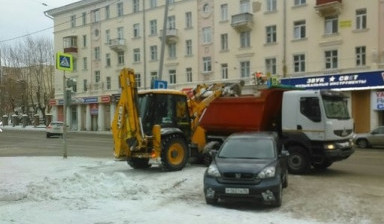 Уборка и вывоз снега круглосуточно