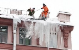 Уборка снега скровли, удаление сосулек и вывоз