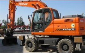 Колёсный экскаватор