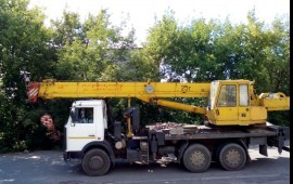 Аренда автокрана Ивановец 25т услуги заказ
