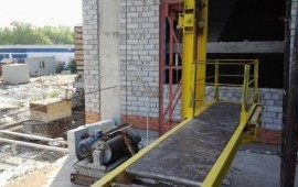 Аренда строительного мачтового подъемника
