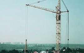 Аренда строительного крана кб 40