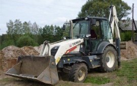 Аренда, услуги экскаватора-погрузчика Terex 820