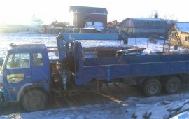 Услуги грузовика с краном