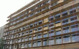 Аренда фасадных рамных лесов