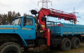 Урал 4320 с манипулятором