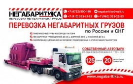 Перевозка негабаритных грузов длиной до 42 м