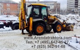 Аренда экскаватора с гидромолотом
