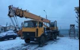 Автокран Маз Машека 25т 28м