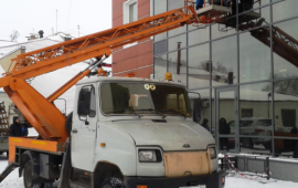 Автовышка 17м. Телескоп