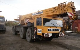 Услуги автокрана liebherr 50 тонн 40 метров