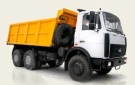 Услуги самосвала Маз 551605