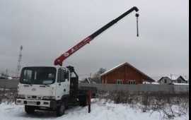 Аренда манипулятора-крана услуги грузоперевозки