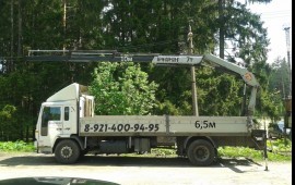 Услуги аренда манипулятора Кран 7 т. Стрела 10м