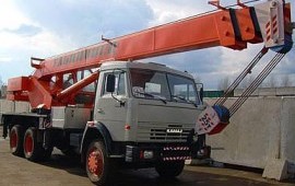 Автокран 25 тонн 22 метра