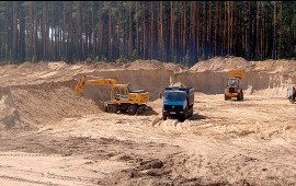 Песок щебень ПГС от карьера 20м3 заказ доставка