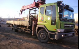 Услуги кран-борта DAEWOO NOVUS