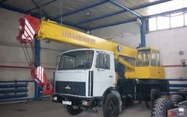 Автокран МАЗ 14т