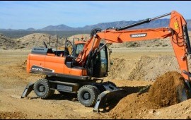 Экскаватор Doosan 210W колесный