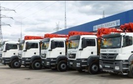 Автобетононасосы от 16м до 62м