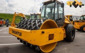 Аренда катка грунтового 14 тонн