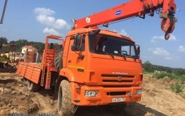 Аренда. Перевозки краном-манипулятором.