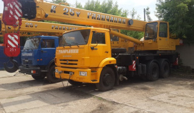 Аренда крана ,25 тонн (21 и 31 метр) 100 и 160т
