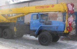 Услуга аренды крана 16тн- 25тн стрела 28метров.