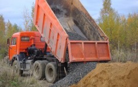 Продажа и доставка сыпучих строительных материалов