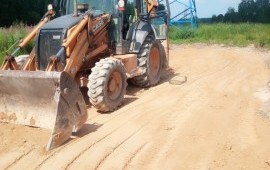 Услуги экскаватора-погрузчика CASE JCB