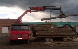 Камаз 5320 бортовой с манипулятором